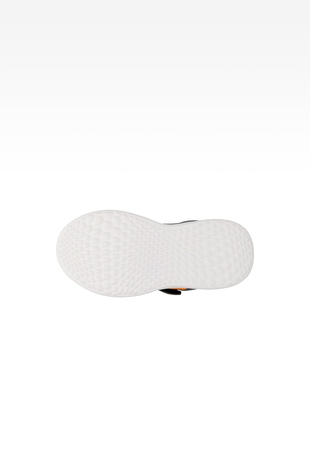 Černo-šedé tenisky s oranžovým zipem BARTEK 87006-10 Widok 5