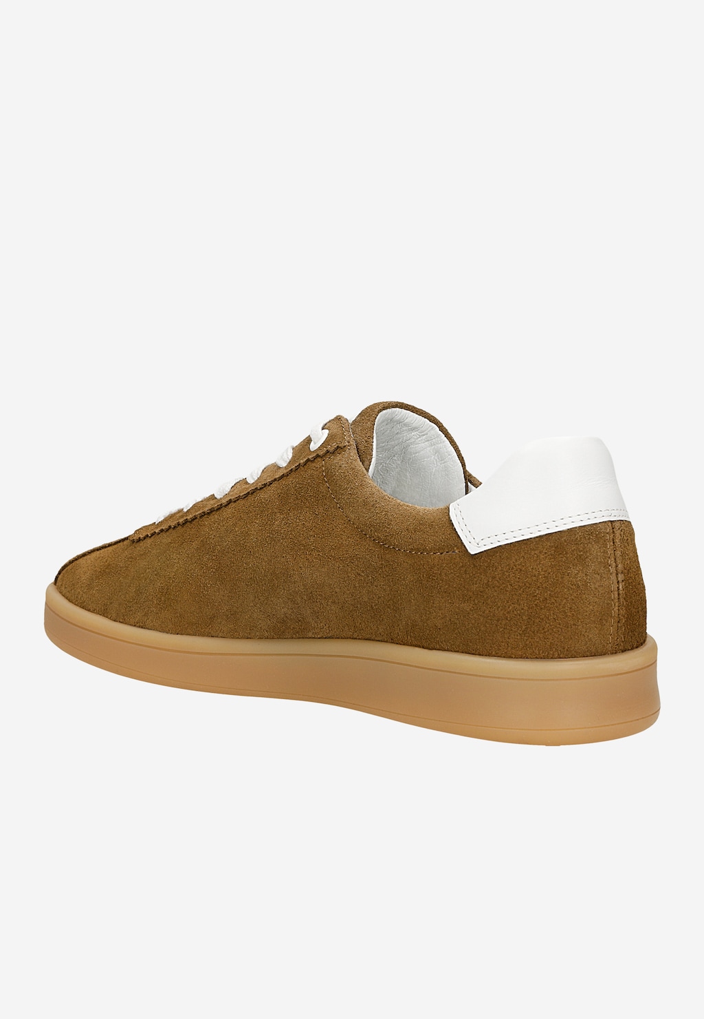 Svetlohnedé pánske tenisky s bielymi detailmi 10251-63 Widok 4