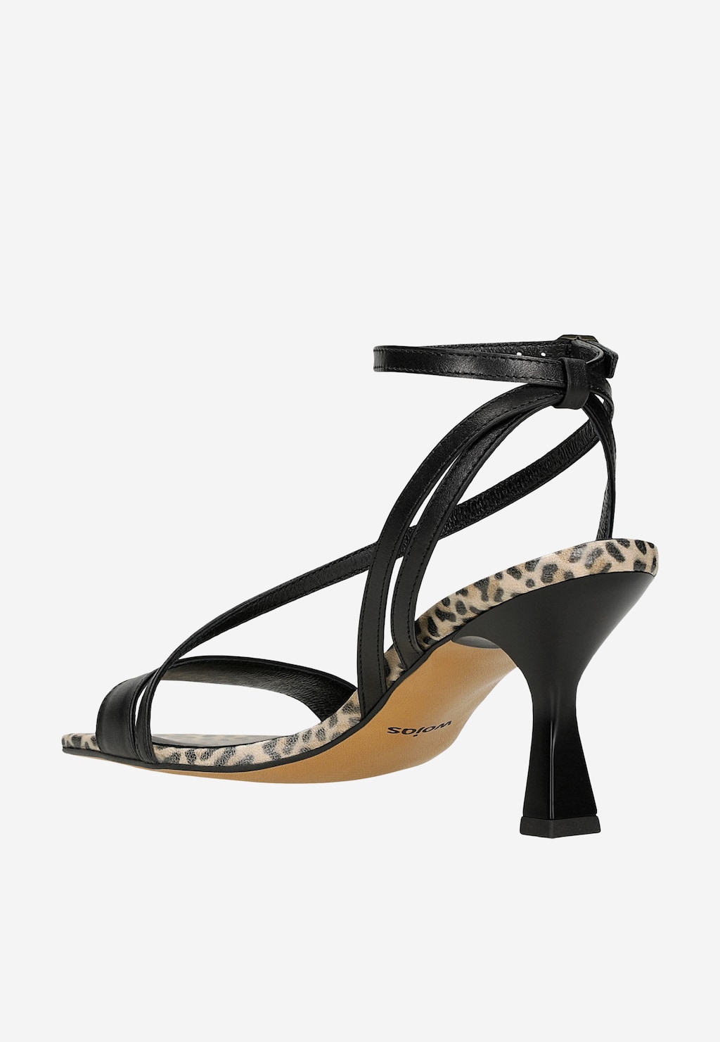 Dámske sandále so jemným leopardím vzorom 76200-70 Widok 4