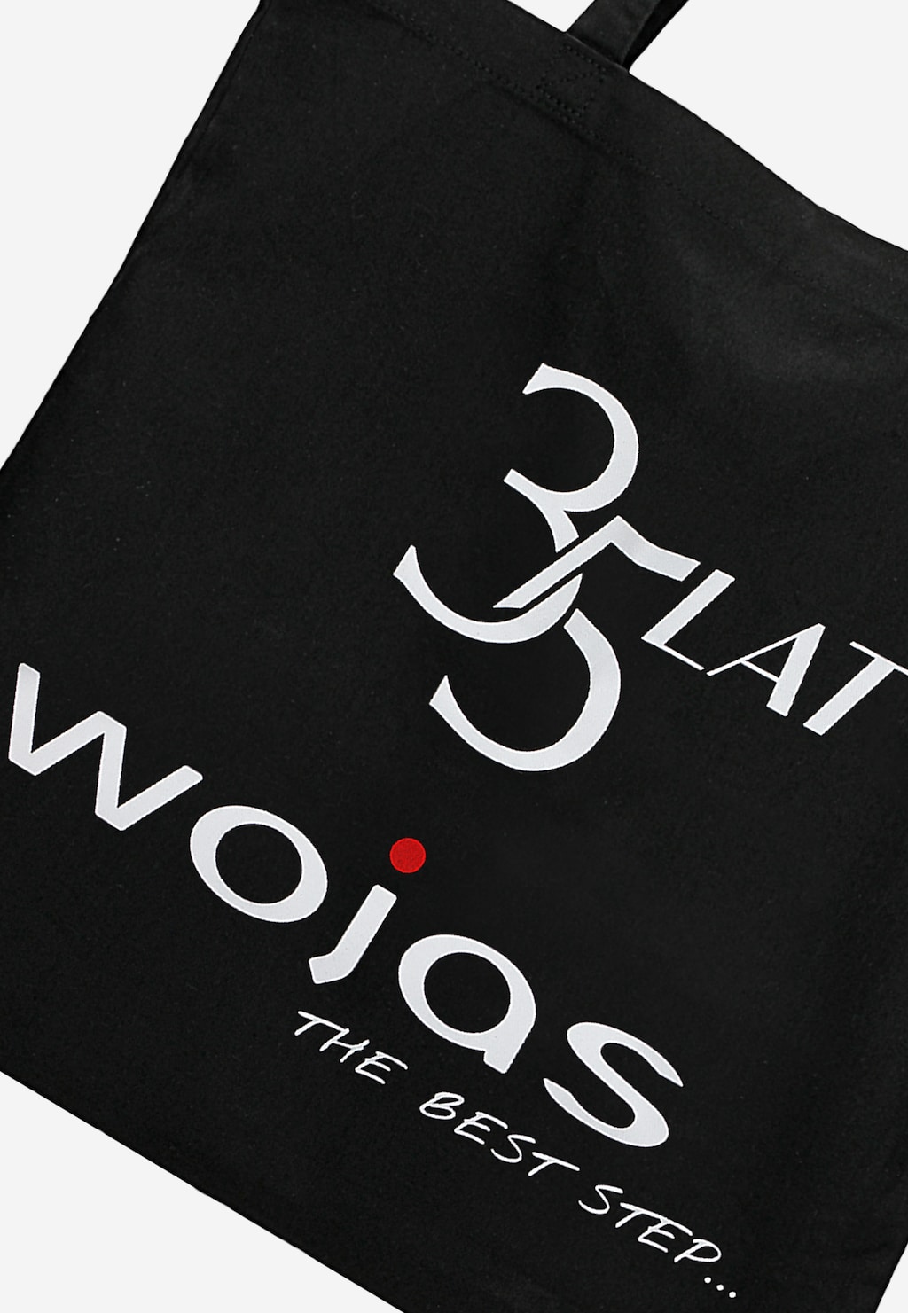 Čierna jubilejná bavlnená taška 89997-81 Widok 2