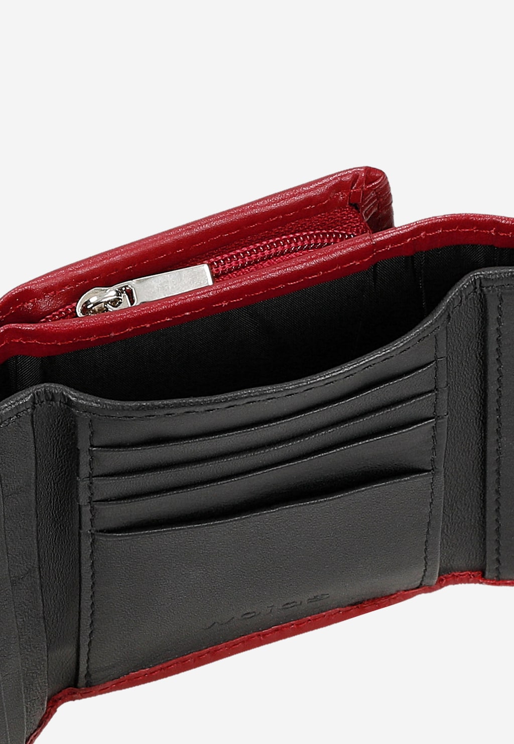 Červená kožená peněženka s RFID ochranou 91067-75 Widok 7