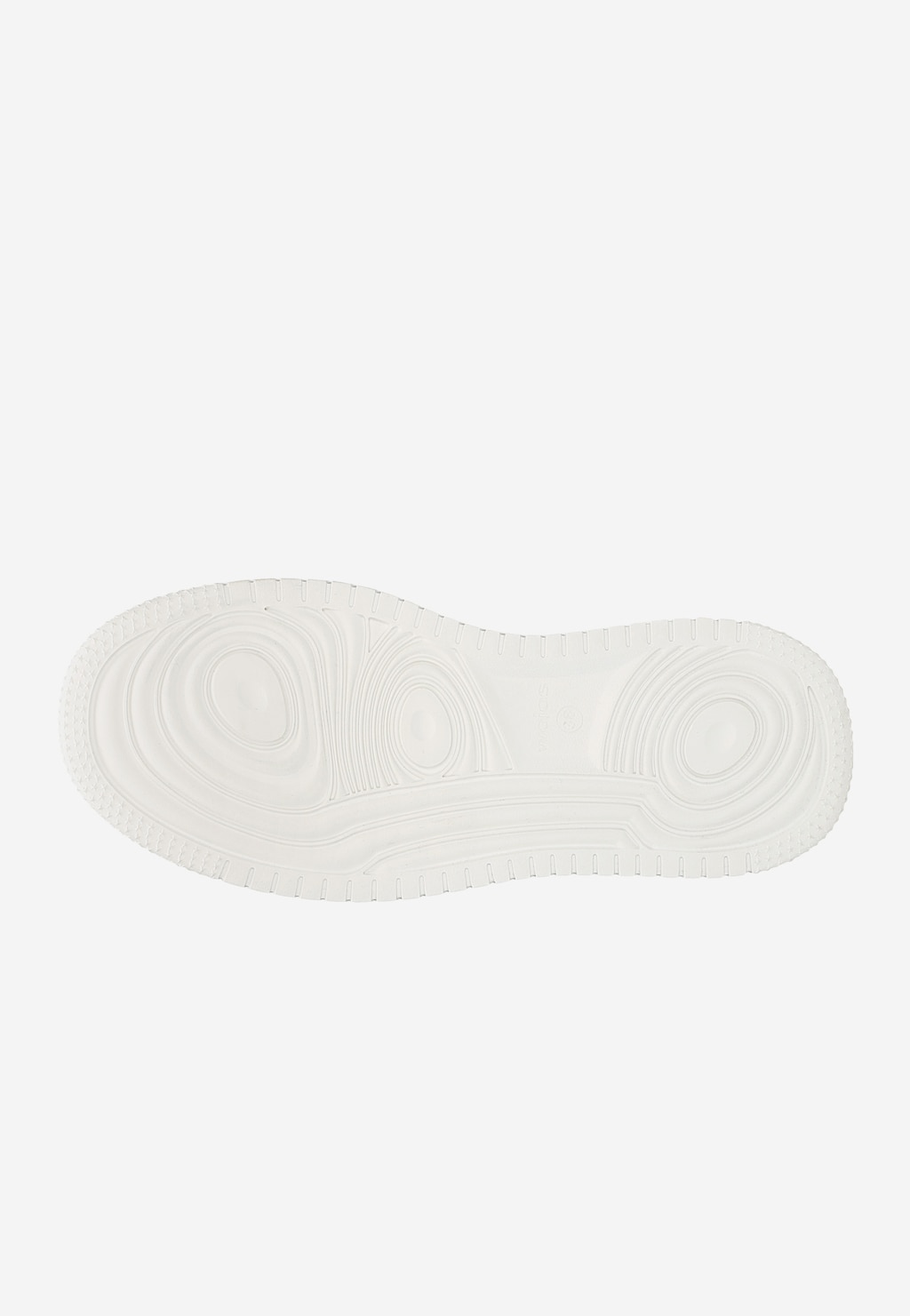 Bílé kožené tenisky na vysoké platformě 46313-59 Widok 6
