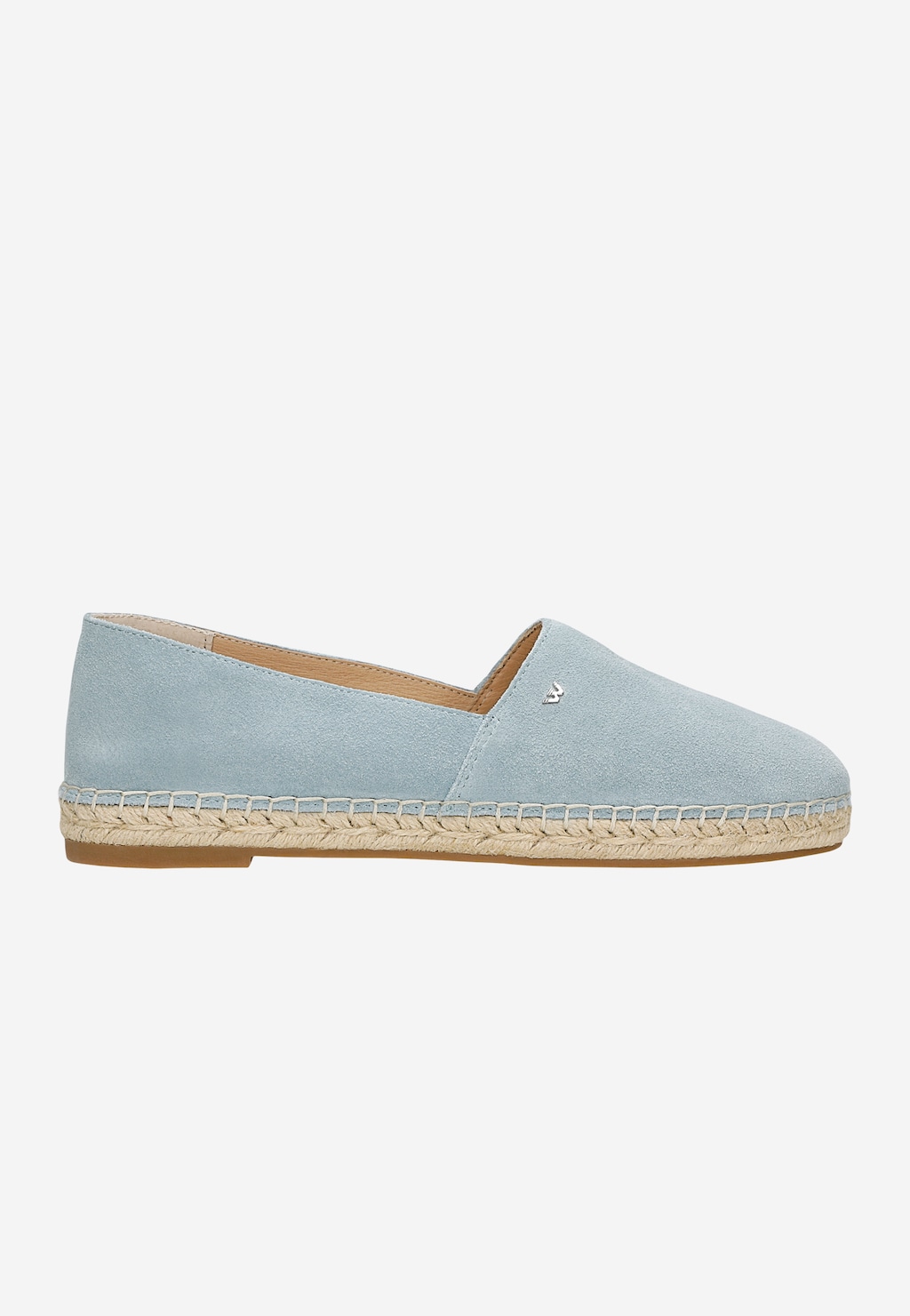 Svetlomodré dámske espadrilky z velúru 46325-66 Widok 2