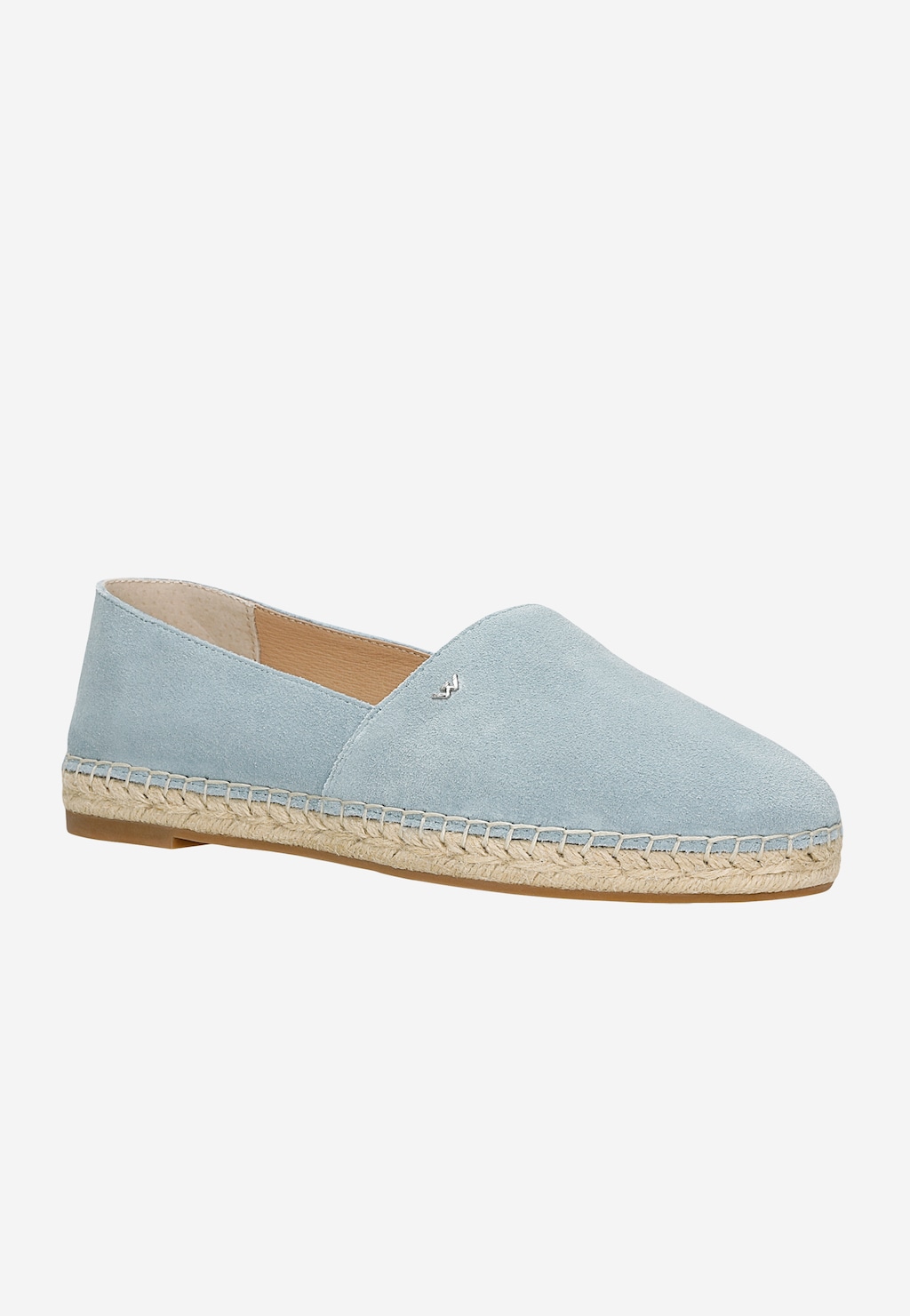 Svetlomodré dámske espadrilky z velúru 46325-66 Widok 3