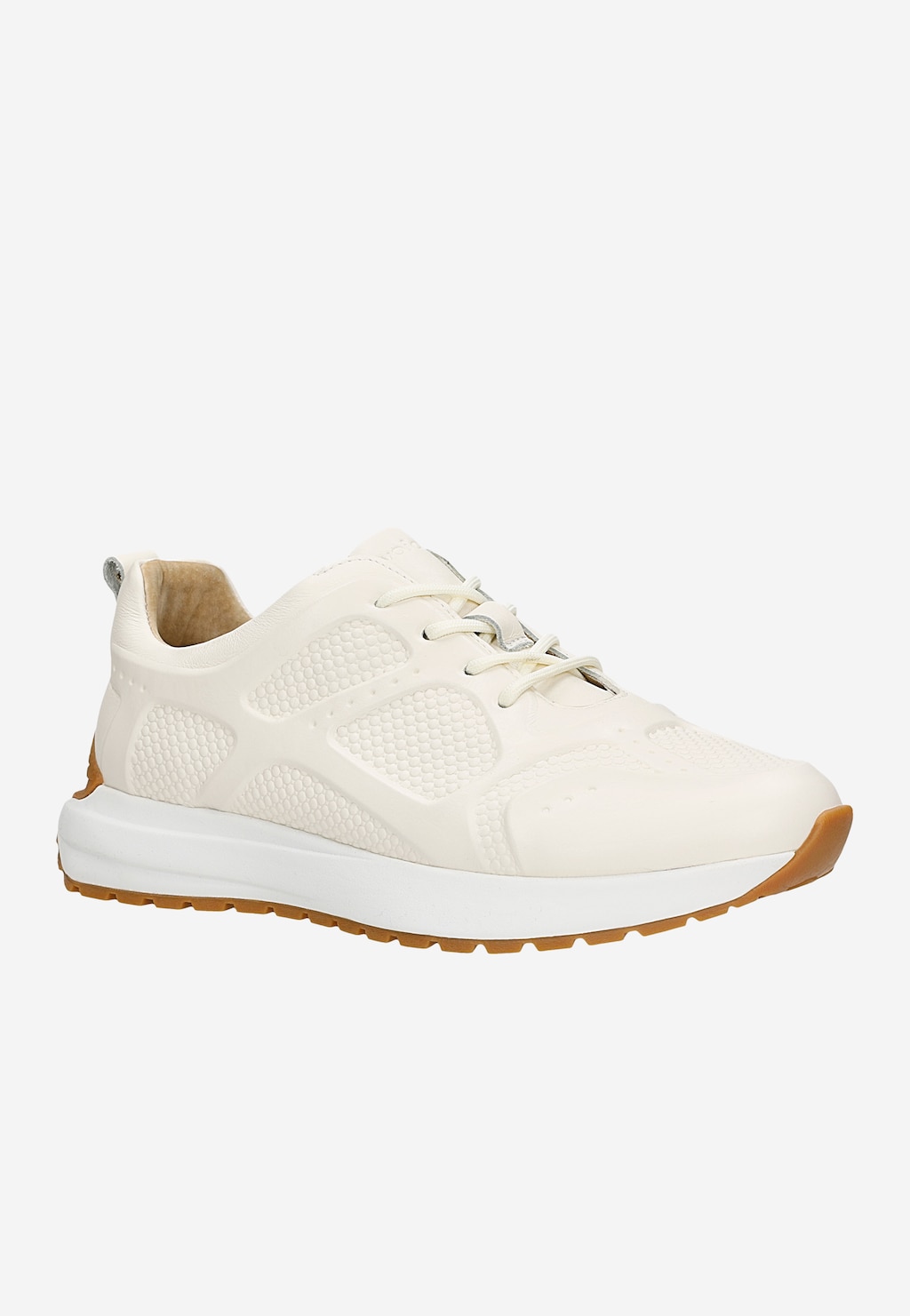 Béžové dámské tenisky s ozdobnými reliéfy 46329-54 Widok 3