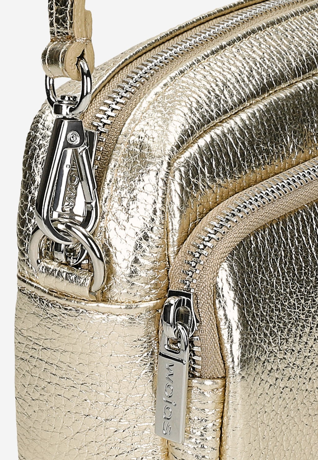 Mała złota torebka damska crossbody 80317-59 Widok 6