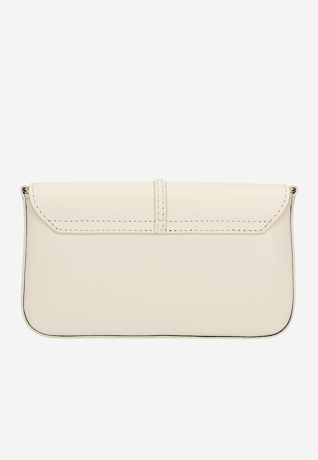 Bílá kožená kabelka se zapínáním s kamínky 80302-50 Widok 4