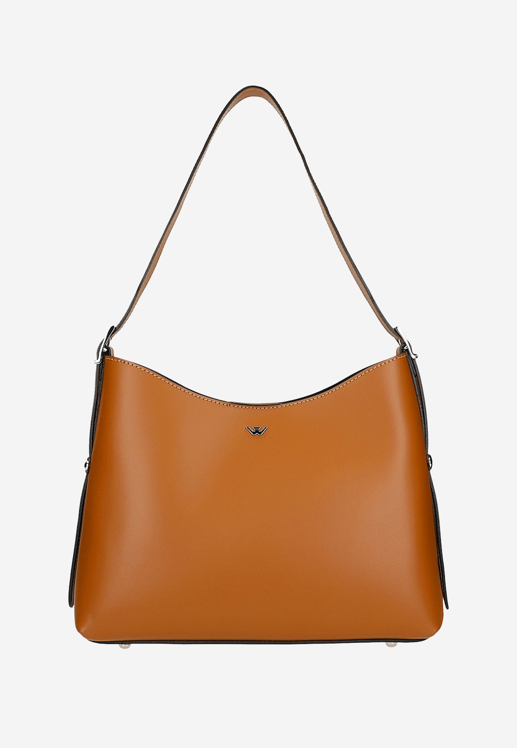 Velká dámská kožená kabelka v hnědé barvě 80182-53 Widok 2