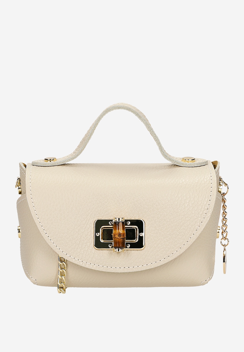 Mała wizytowa torebka ze złotym łańcuchem 80189-54 Widok 2