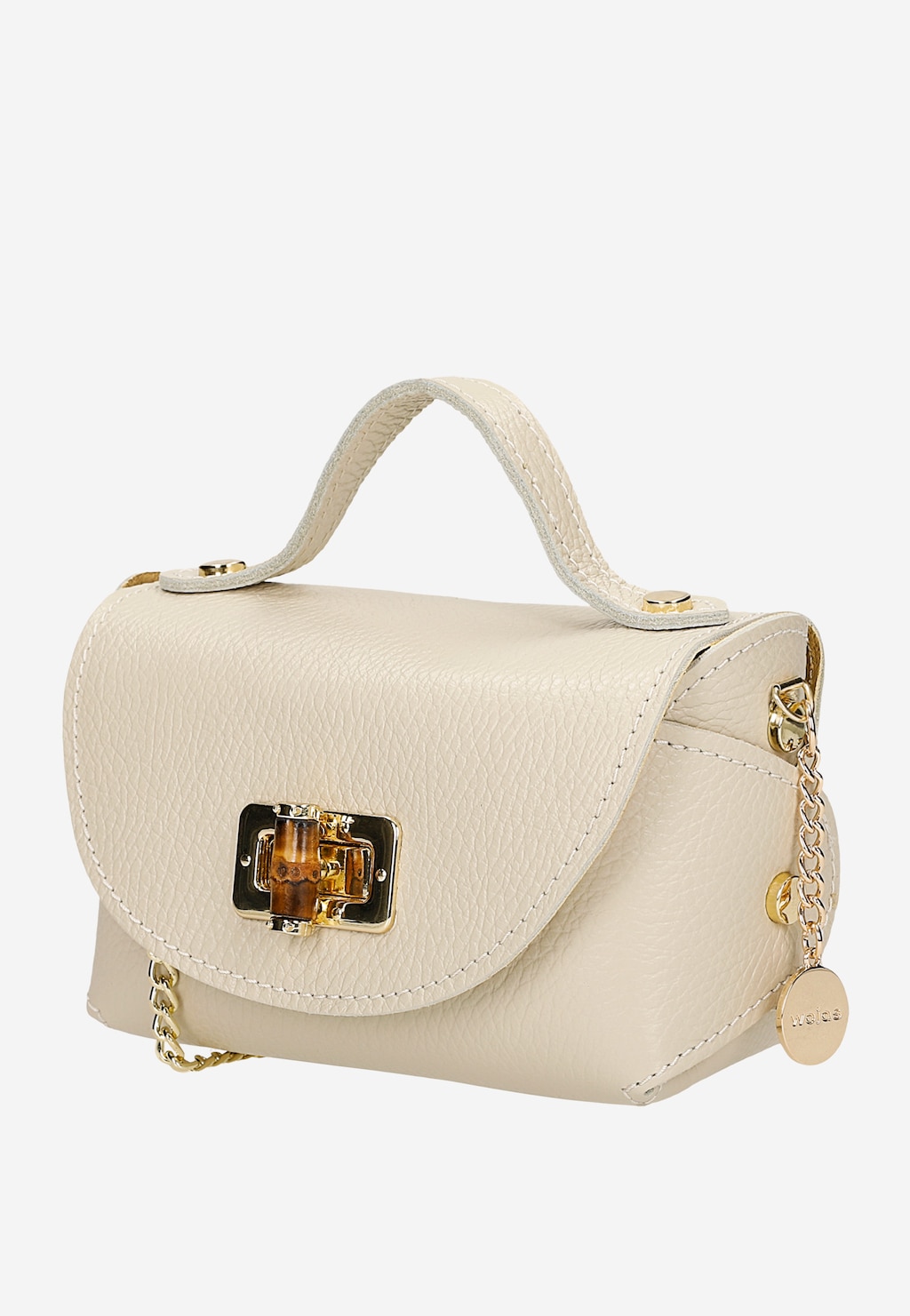 Mała wizytowa torebka ze złotym łańcuchem 80189-54 Widok 3