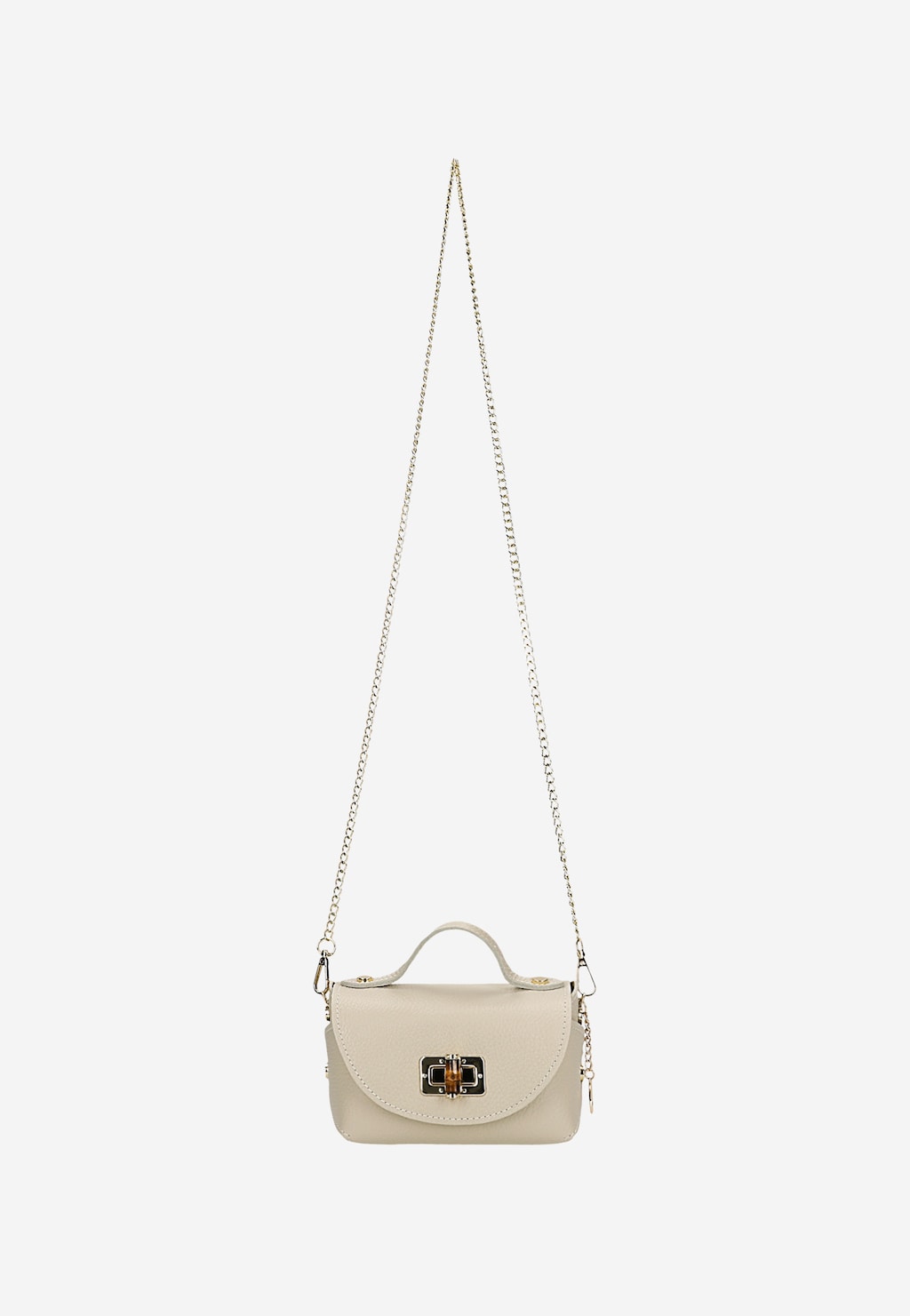 Mała wizytowa torebka ze złotym łańcuchem 80189-54 Widok 5