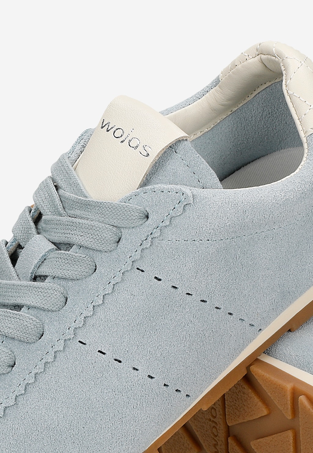 Jasnoniebieskie sneakersy na cienkiej podeszwie 46339-66 Widok 7