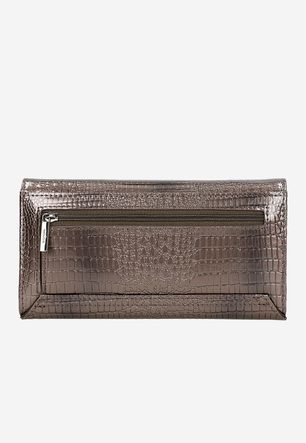 Velká béžová dámská peněženka z lakované kůže 91088-34 Widok 4