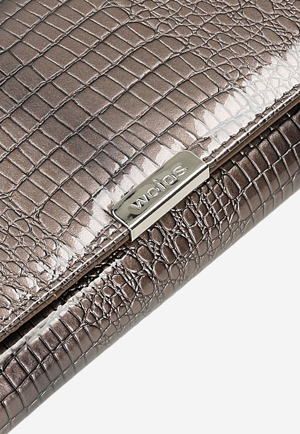 Velká béžová dámská peněženka z lakované kůže 91088-34 Widok 8