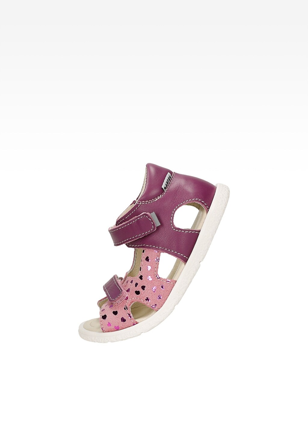 Sandały BARTEK 11042203, dla dziewcząt, fioletowo-różowy Widok 7