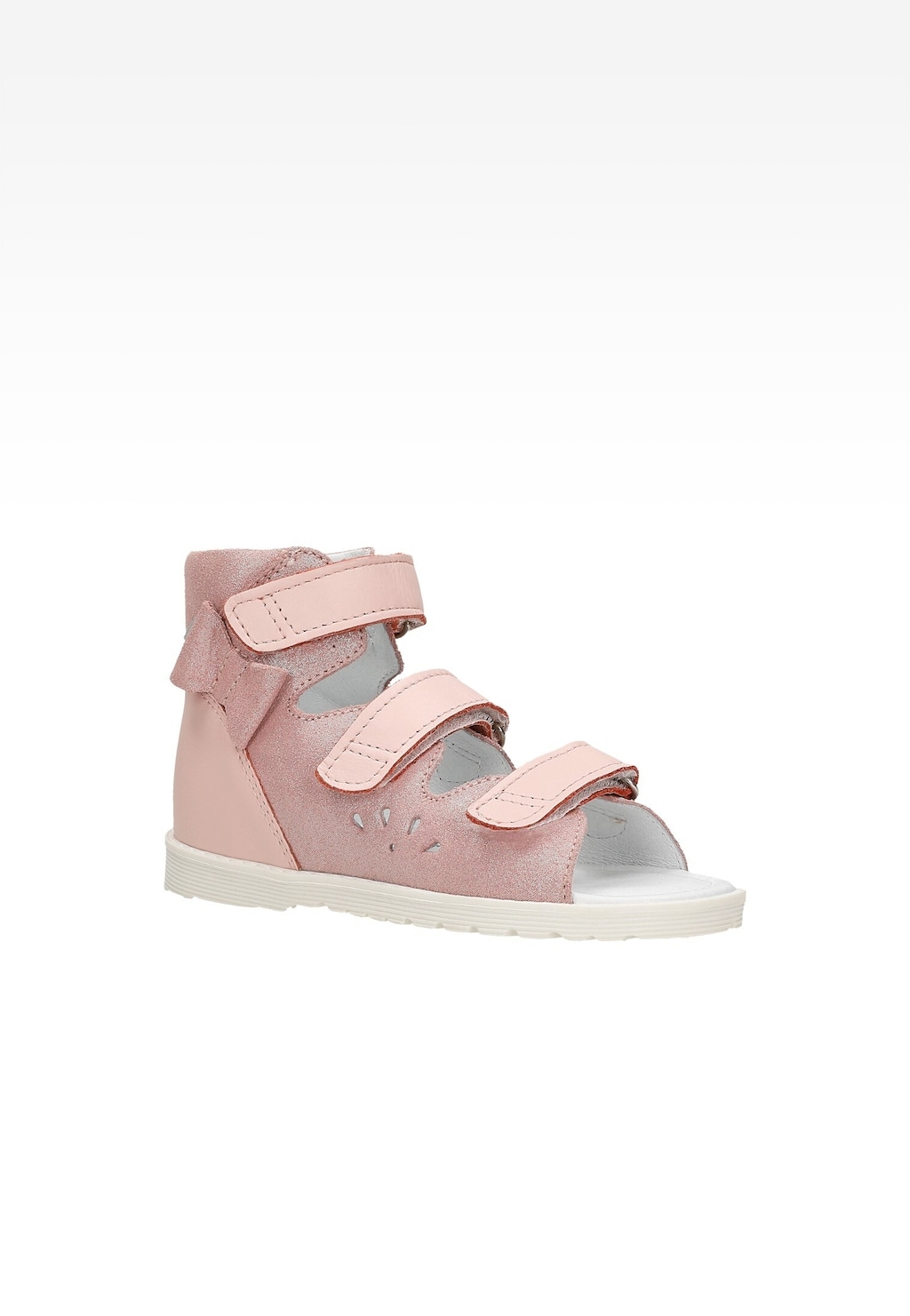 Ružové uzavreté sandále s mašľou BARTEK 86803-027 Widok 2