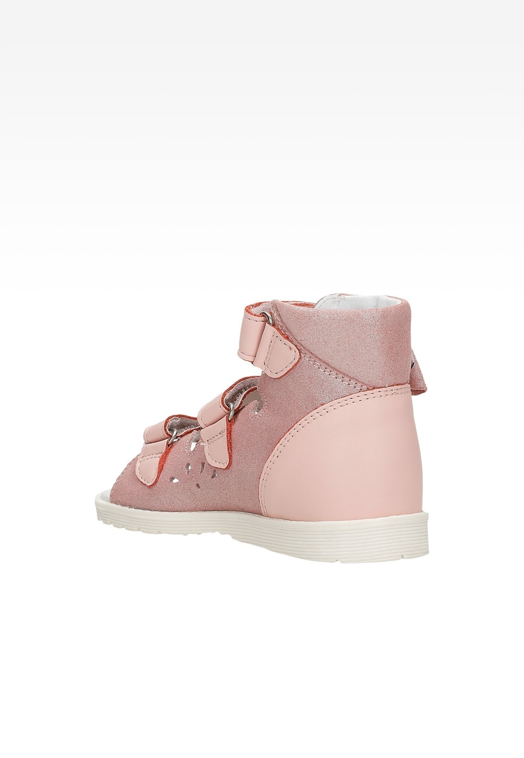 Ružové uzavreté sandále pre dievčatá BARTEK 81803-027 Widok 3