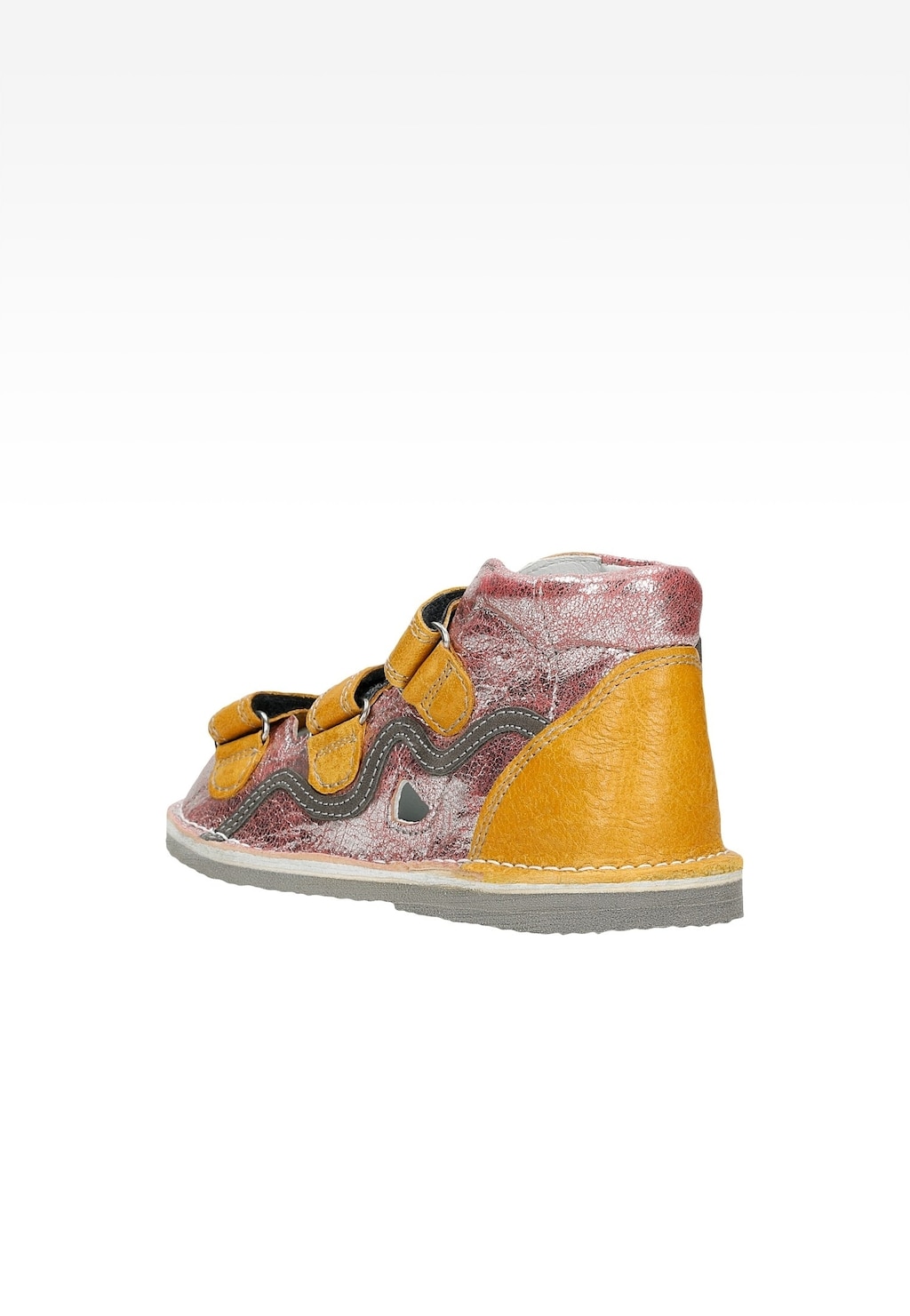 Profilaktyczne kapcie dla dziewczynki, metaliczny róż BARTEK 16686-987 Widok 3