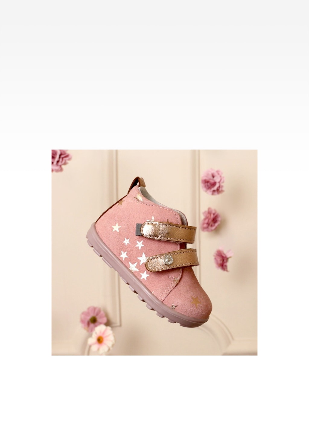 Růžové kotníčkové boty pro dívky se zlatými prvky BARTEK 86315-75 Widok 8