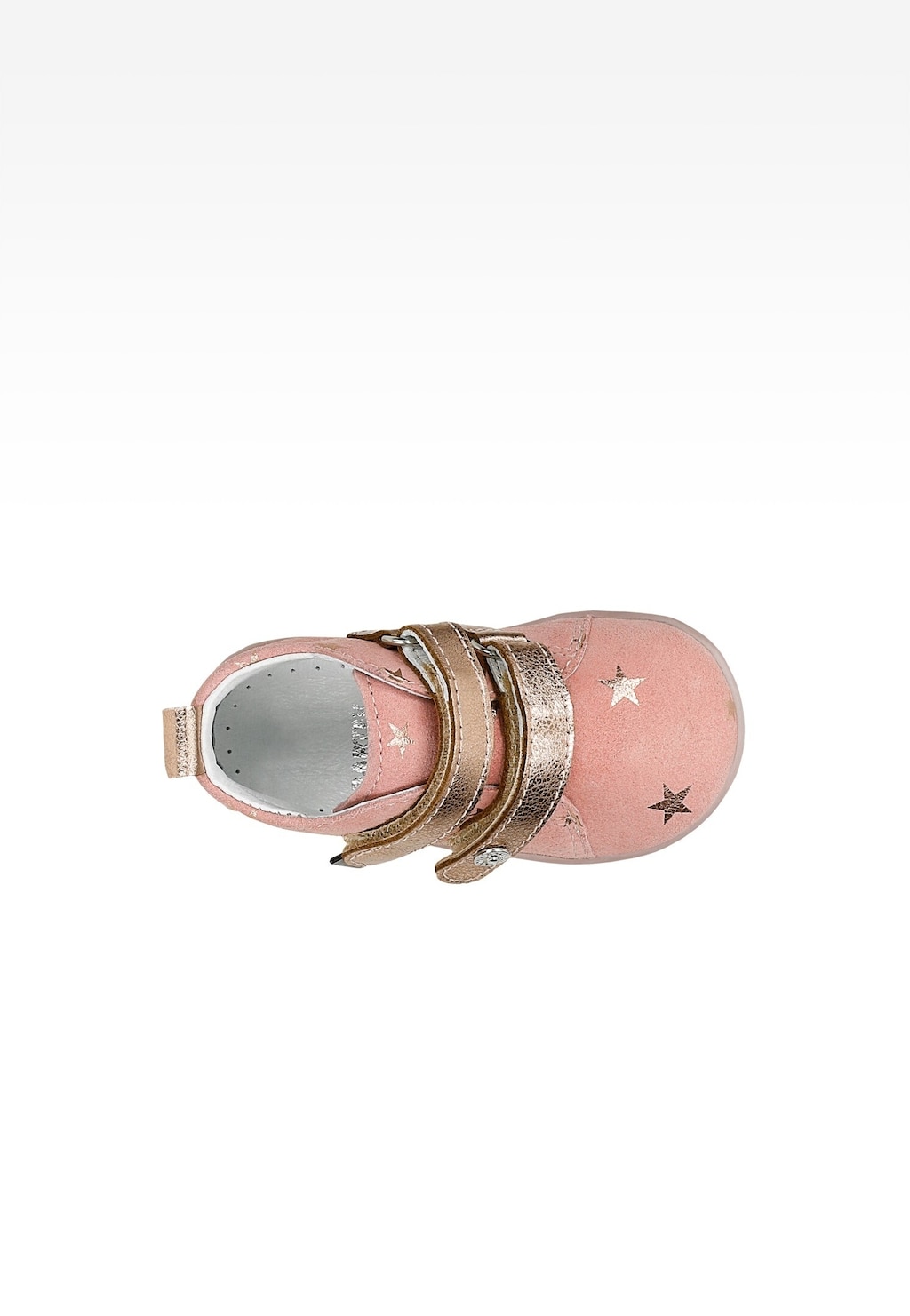 Růžové kotníčkové boty pro dívky se zlatými prvky BARTEK 86315-75 Widok 4