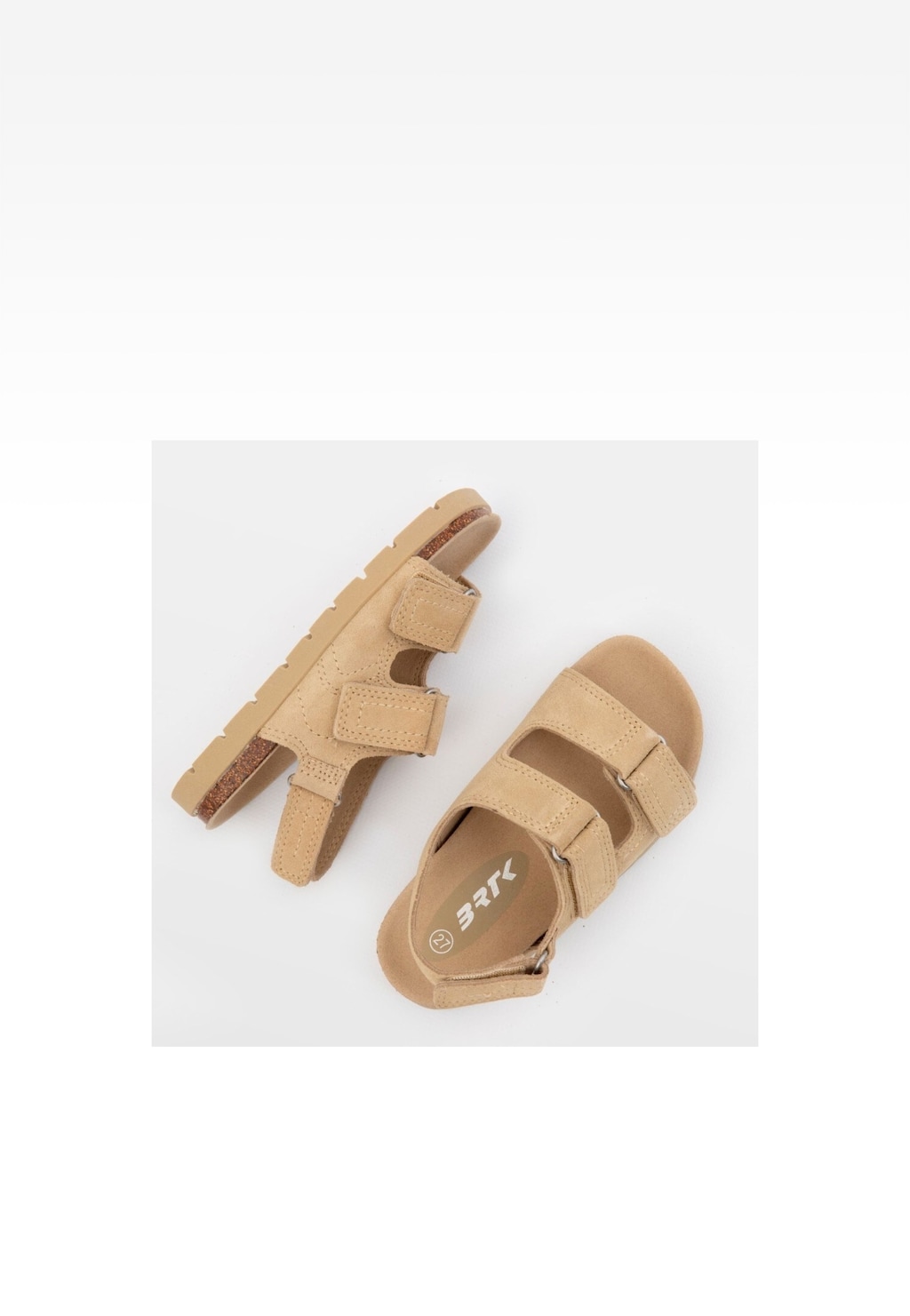 Béžové sandály na korkové podrážce BARTEK 89000-14 Widok 9