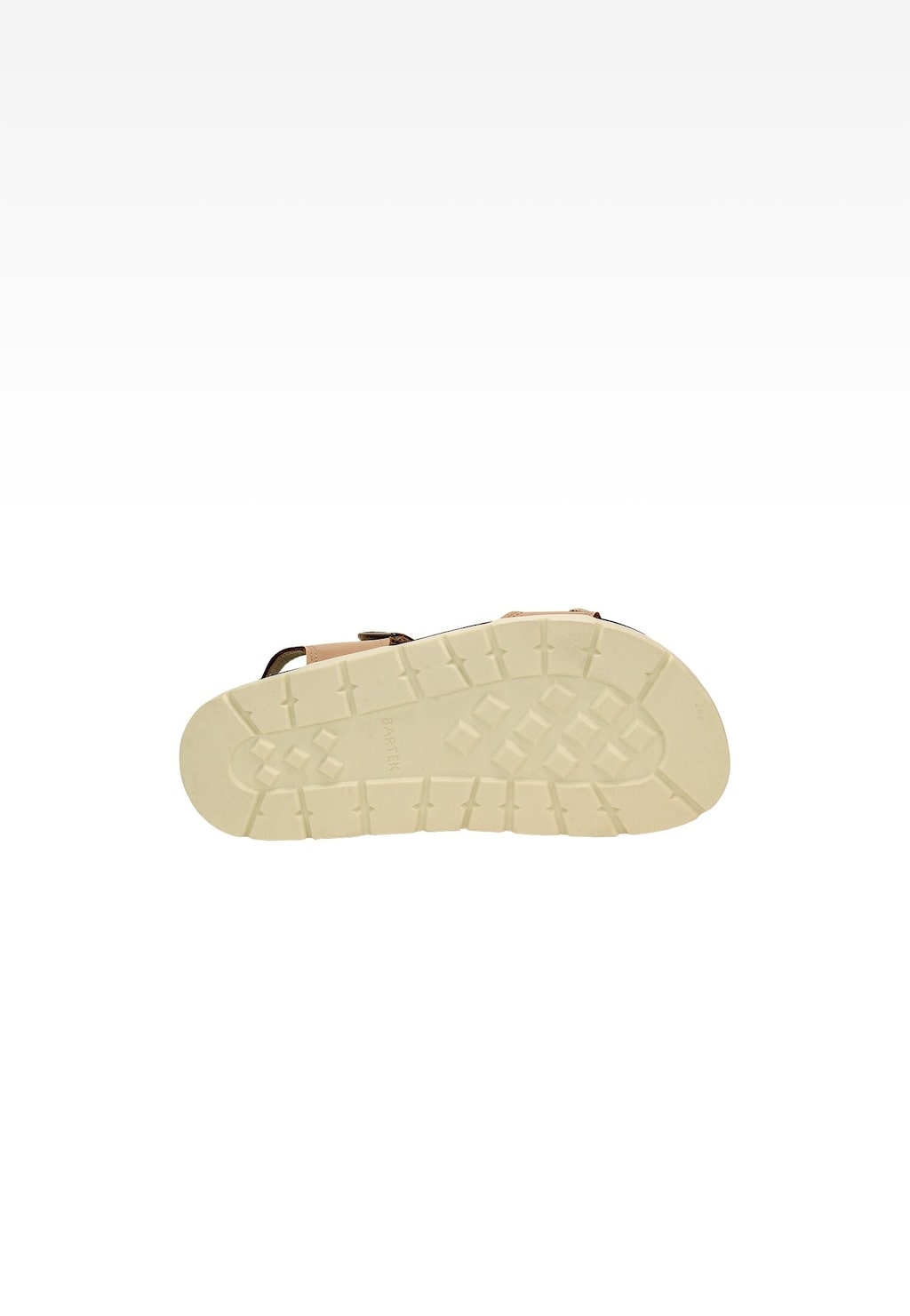 Ružové sandále na korkovej podrážke BARTEK 84415-54 so zlatou odnímateľnou ozdobou Widok 6