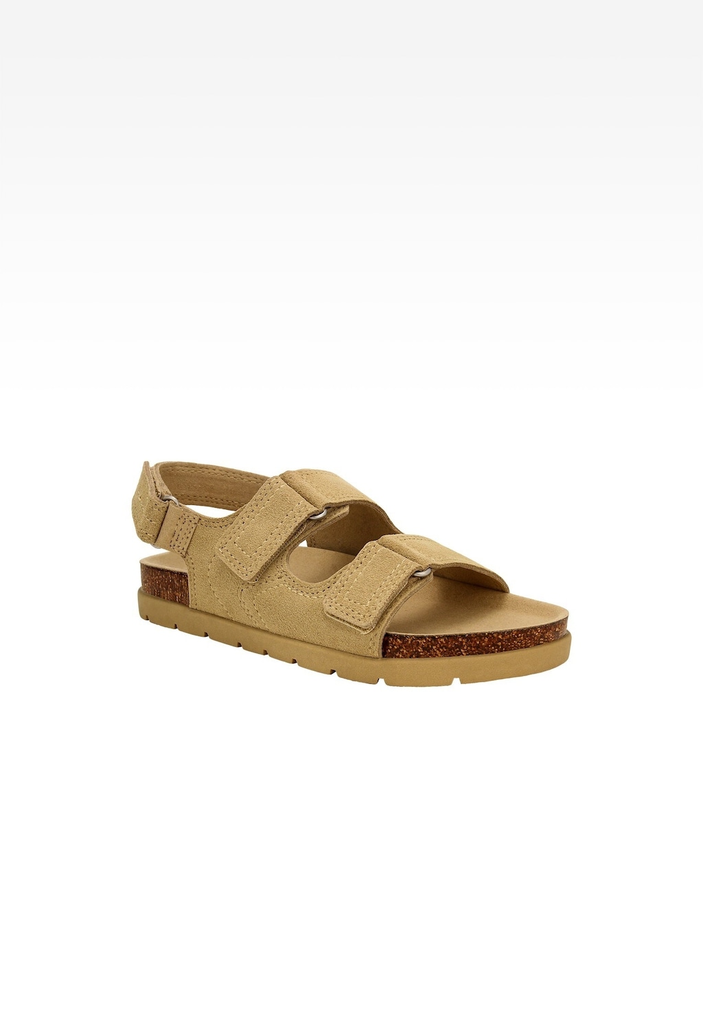 Béžové sandály na korkové podrážce BARTEK 89000-14 Widok 2