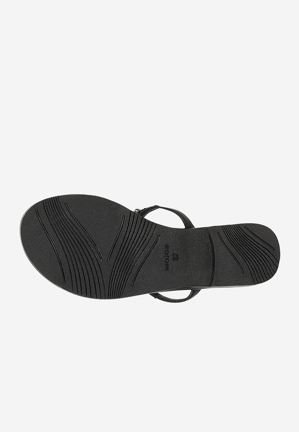 Černé šněrovací sandály s ozdobnou aplikací 76227-51 Widok 5