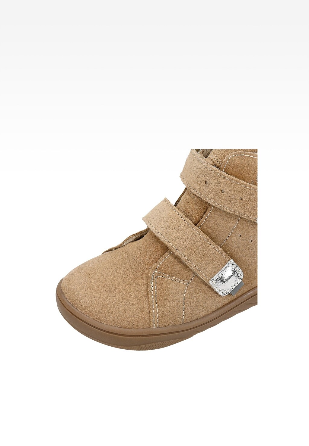 Béžové zateplené dětské barefoot kotníkové boty ze semiše BARTEK 14043520 Widok 8