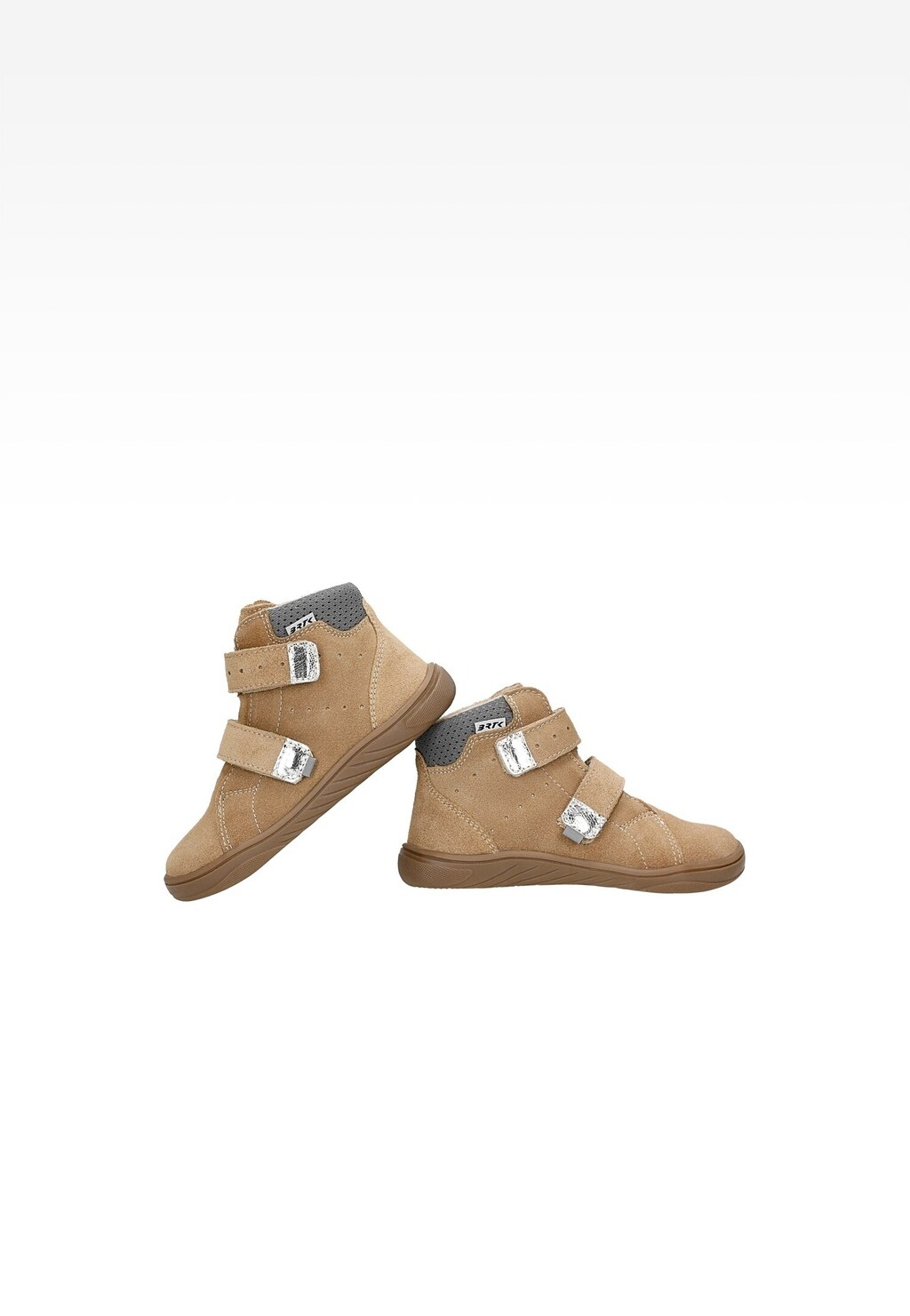 Béžové zateplené dětské barefoot kotníkové boty ze semiše BARTEK 14043520 Widok 6