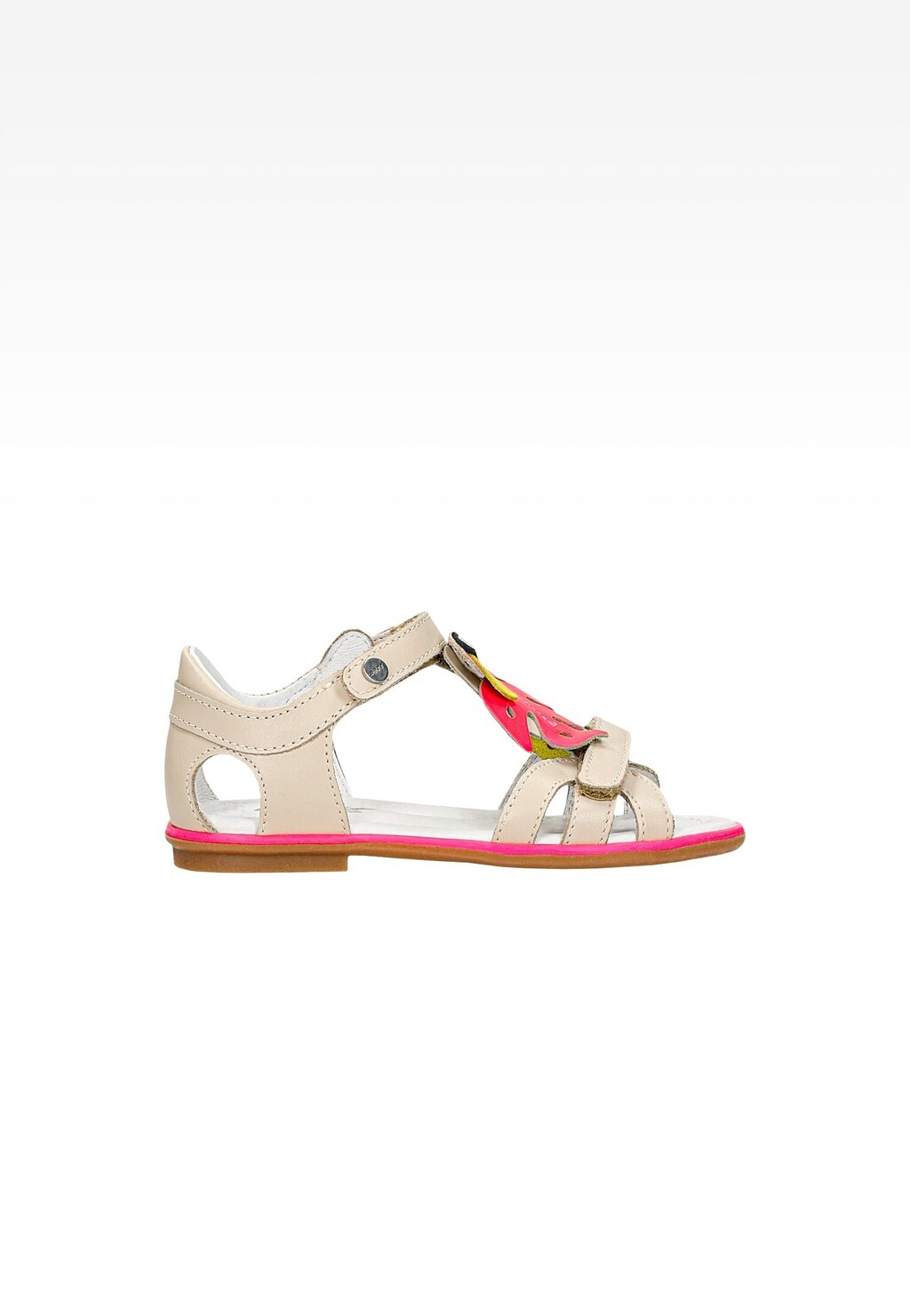 Sandały BARTEK 16182035 II, dla dziewcząt, beż Widok 1