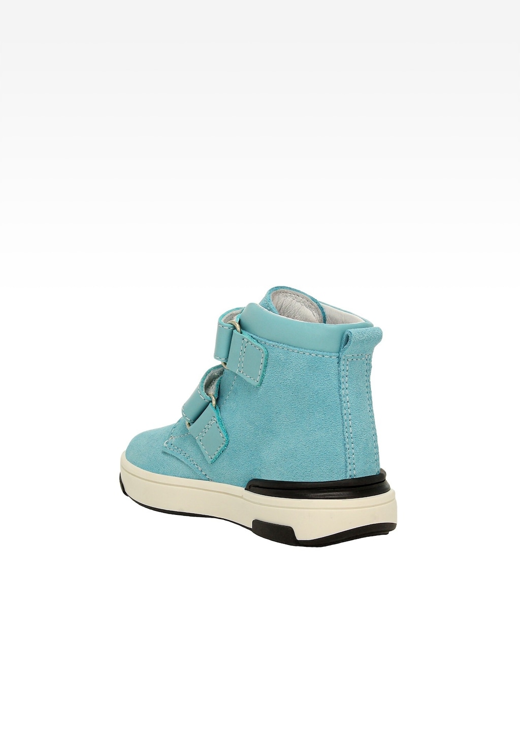 Tyrkysové kotníkové boty BARTEK 1198505 z kombinace semiškové a hladké kůže Widok 5