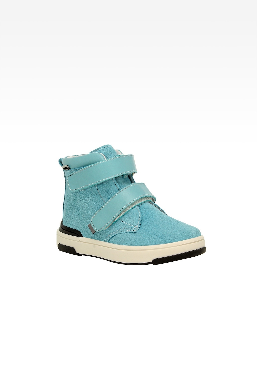 Tyrkysové kotníkové boty BARTEK 1198505 z kombinace semiškové a hladké kůže Widok 3