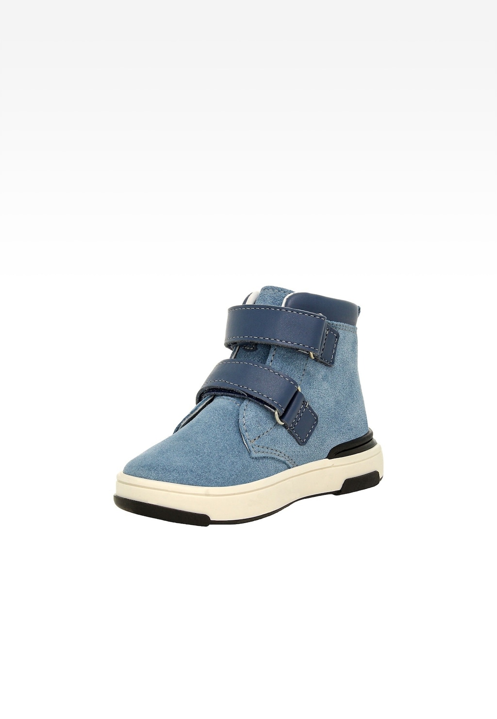 Modré kotníkové boty BARTEK z pravé kůže 1198504 Widok 3