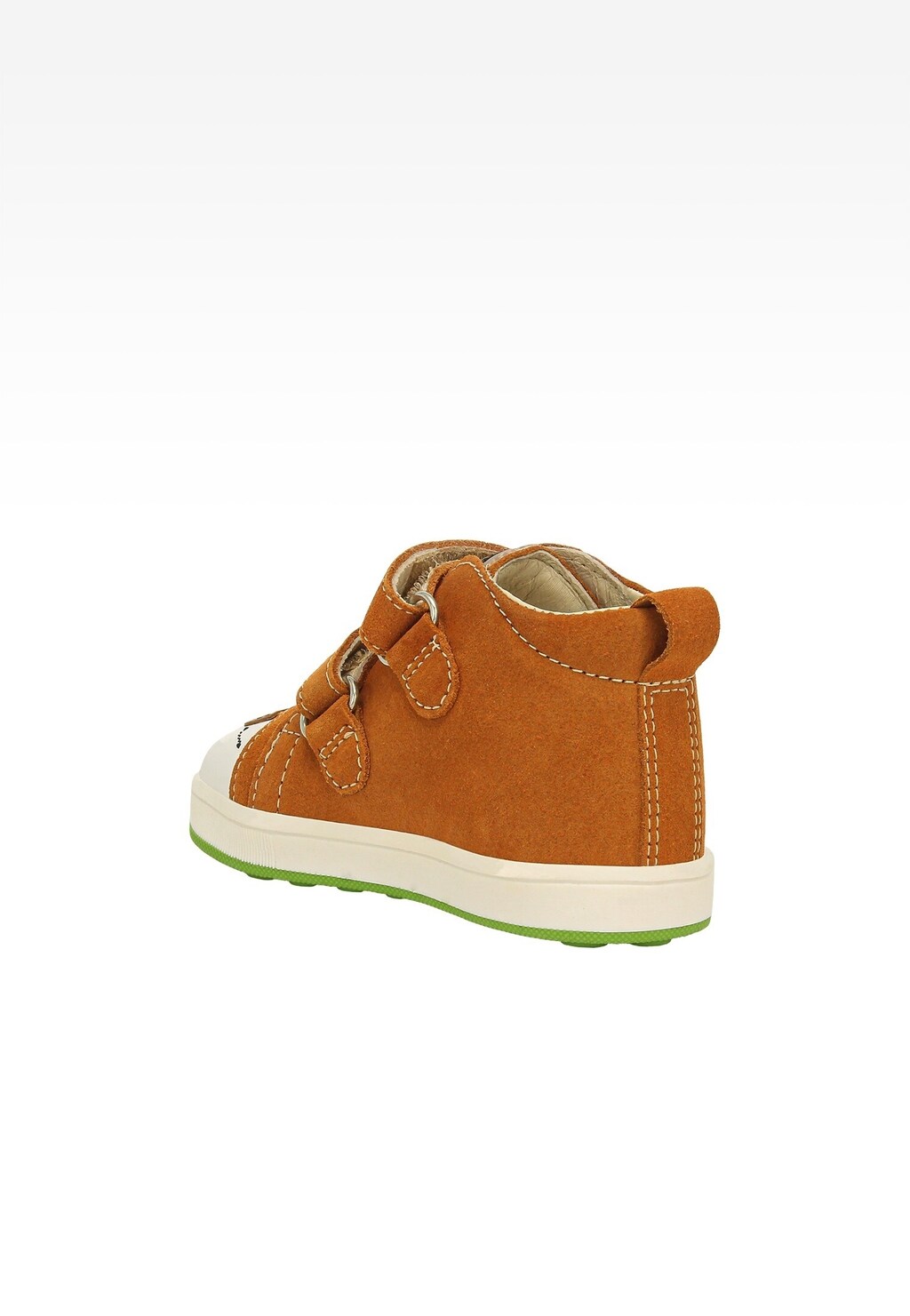 Oranžové kotníkové boty BARTEK 1356806 se zelenou podrážkou Widok 4