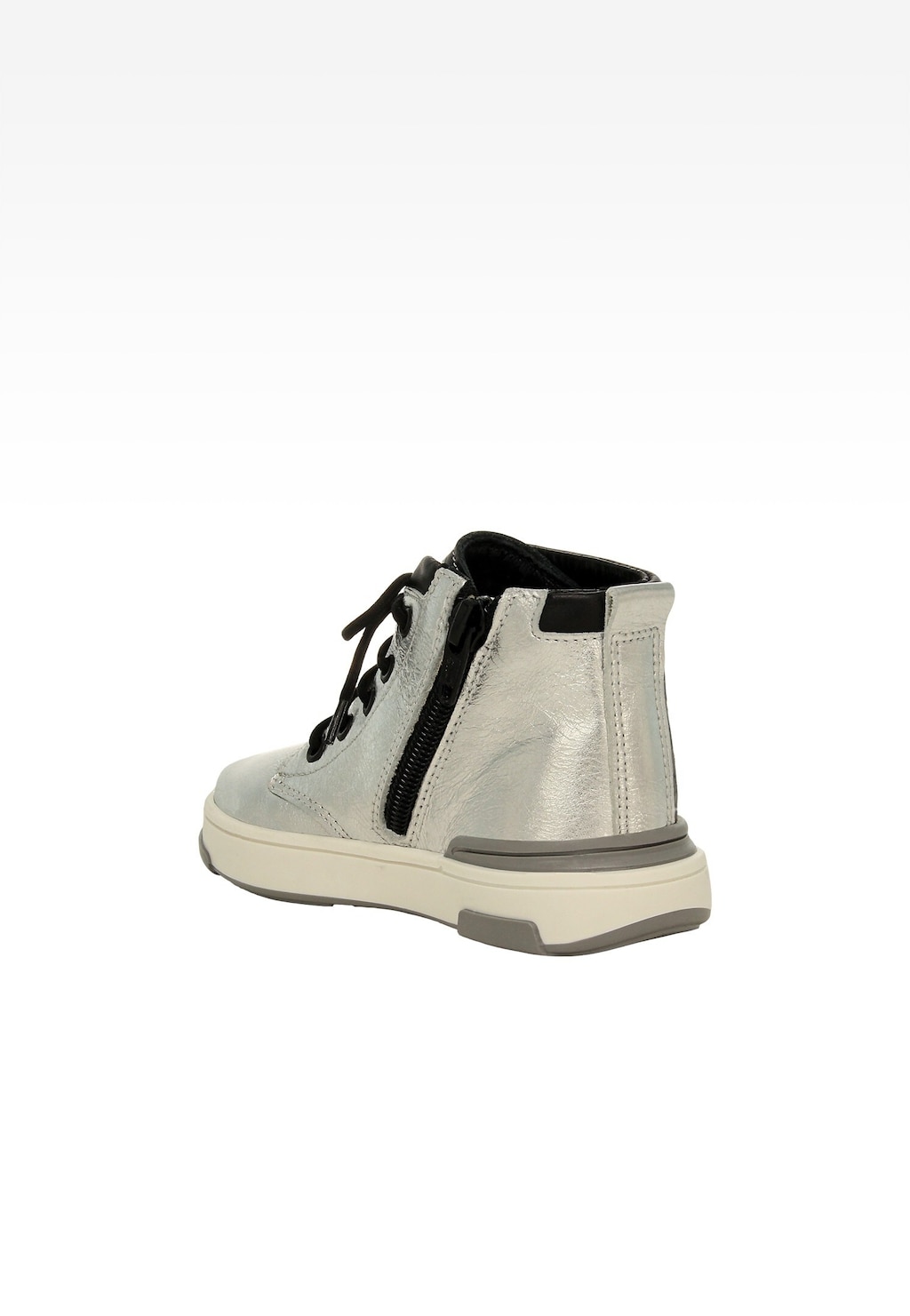 Stříbrno-černé tenisky BARTEK 1112103 Widok 5