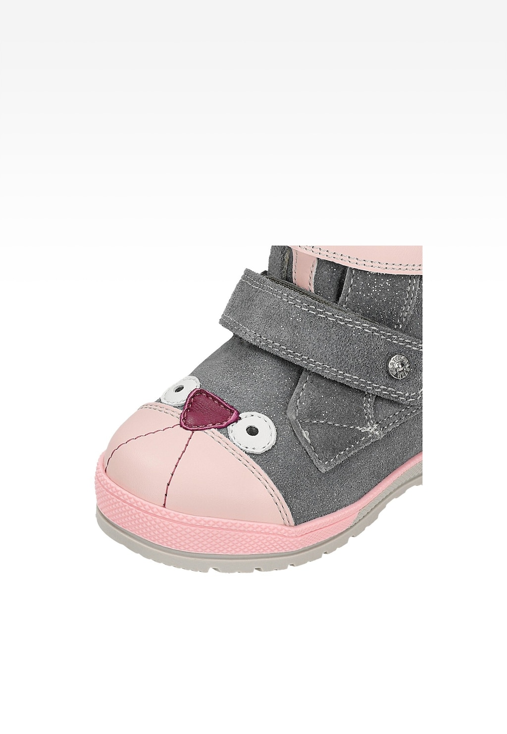 Trzewiki ocieplane BARTEK 84007-70, dla dziewcząt, popielato-różowe Widok 7
