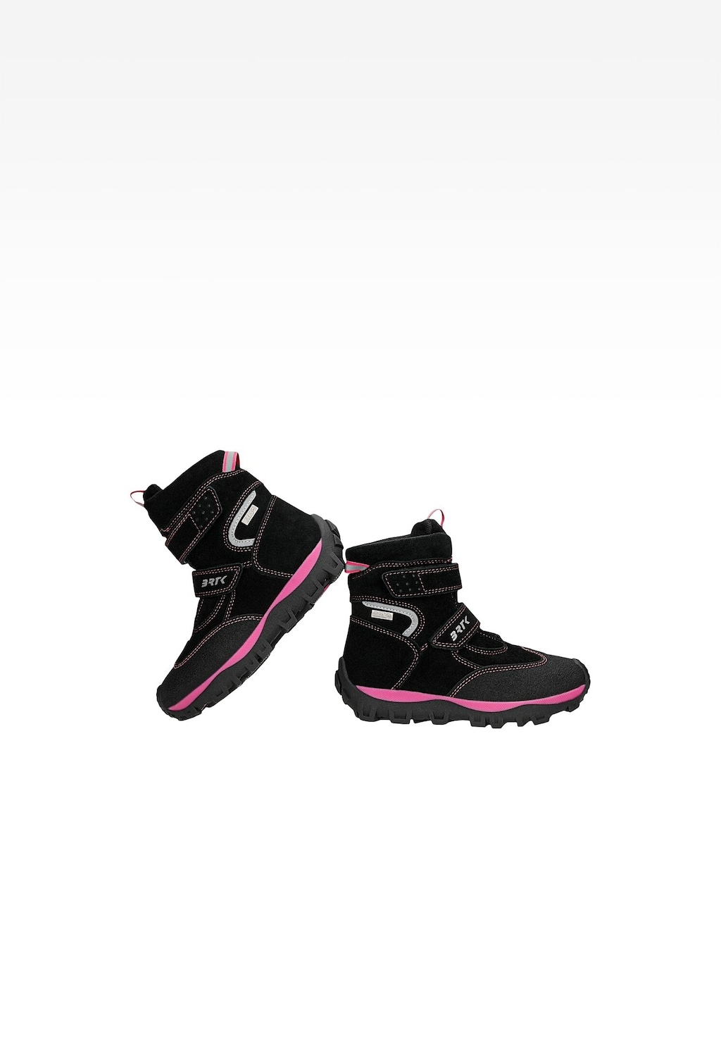 Zateplené kotníkové topánky BARTEK 84010-65, čierno-ružové Widok 6