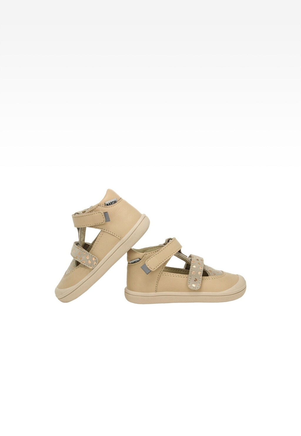 Béžové kotníkové boty BARTEK 11042603 II pro dívky Widok 7