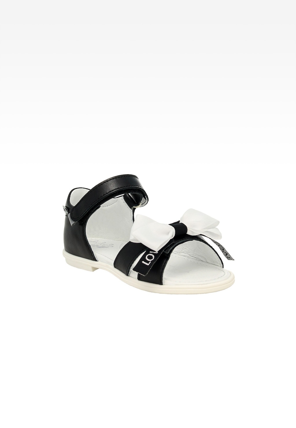 Sandały BARTEK 19041002, dla dziewcząt, czarny Widok 2