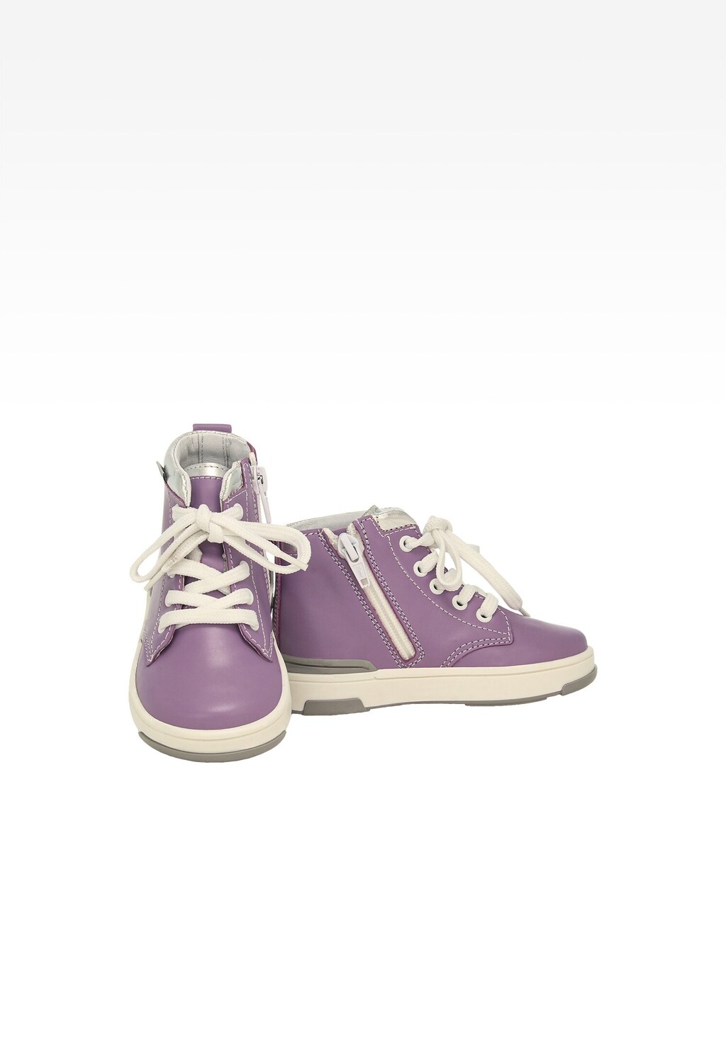 BARTEK Fialovo-stříbrné kotníkové boty pro dívky 1112102 Widok 7