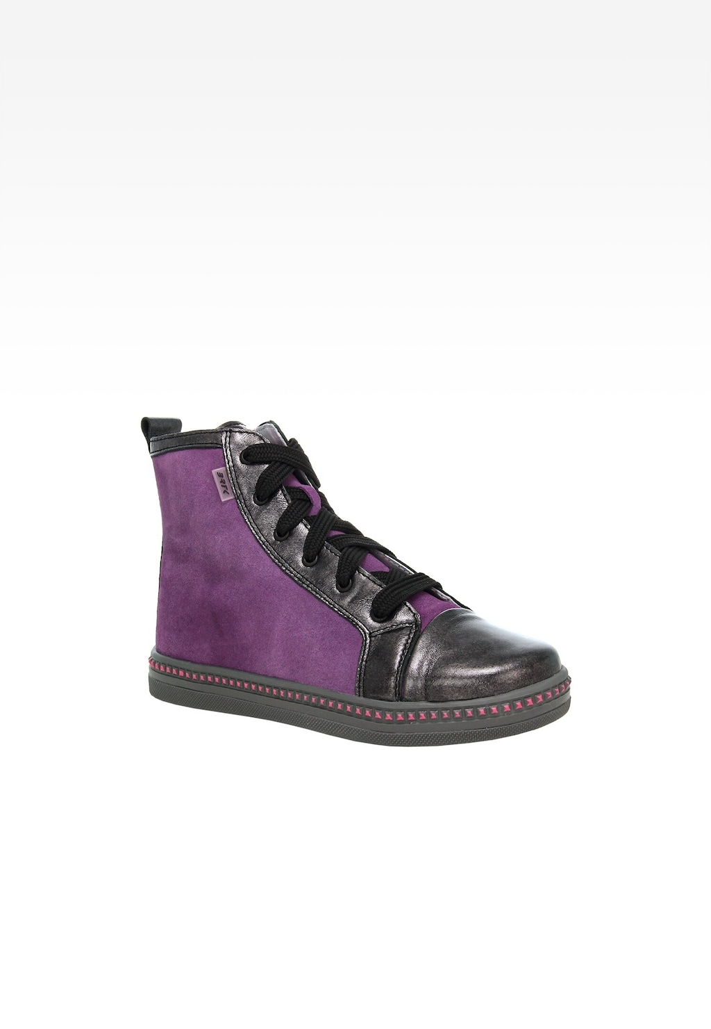 Fialové kotníčkové boty BARTEK pro dívky 14133-07 Widok 3