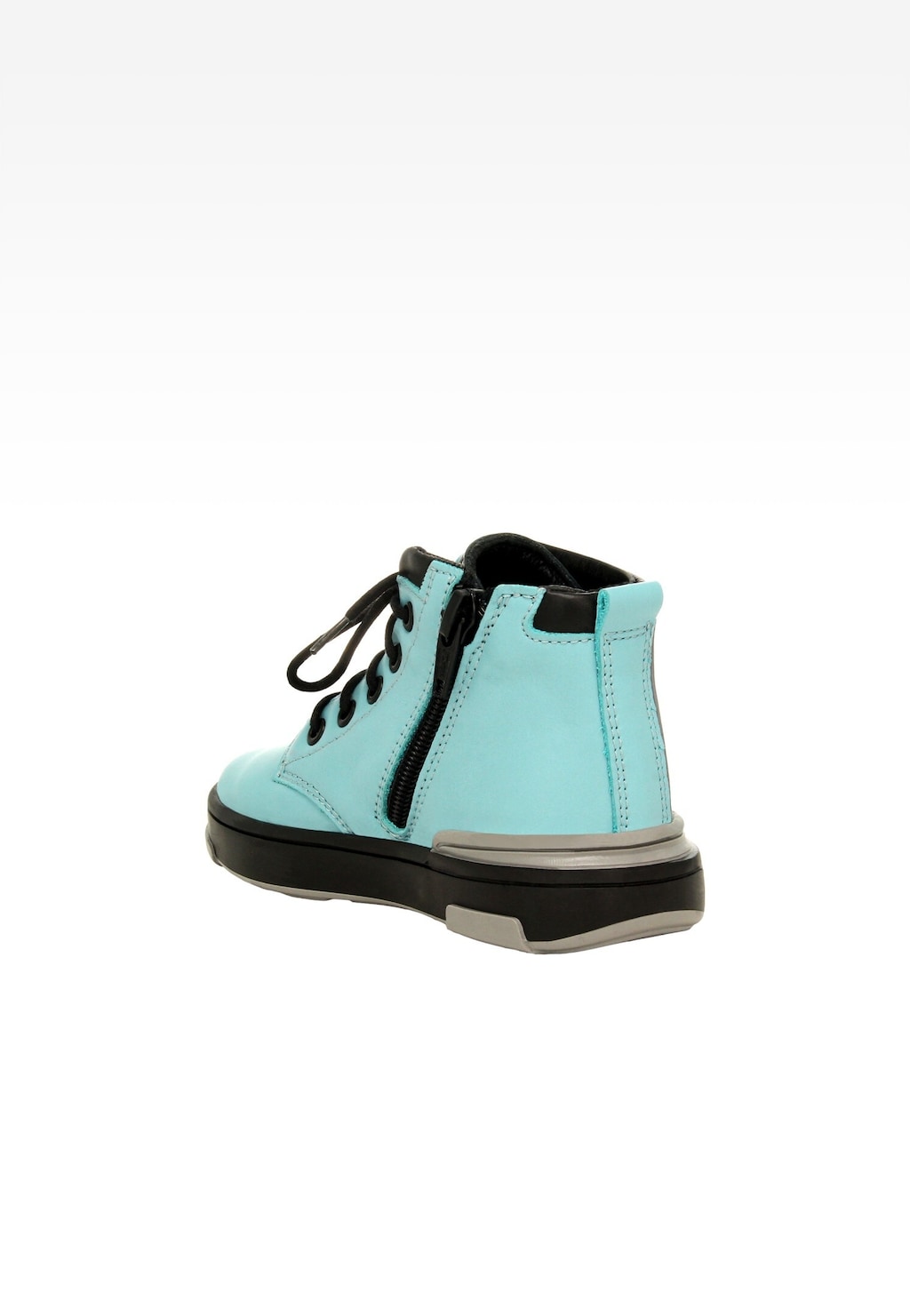 Turkusowo-czarne trzewiki BARTEK typu trampki 1112105 Widok 4