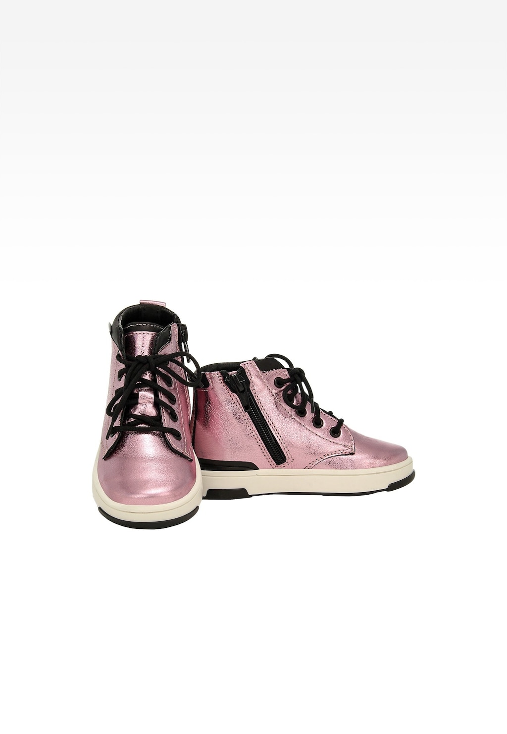 Dívčí kotníkové boty BARTEK v metalicky růžové barvě Widok 6