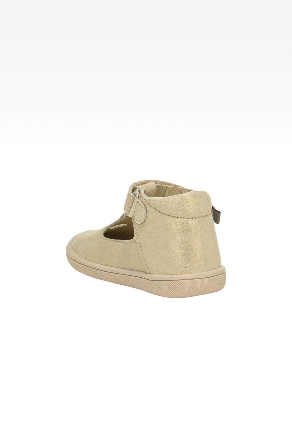 Trzewiki wycięte BARTEK 11041804, dla dziewcząt, złoty Widok 4