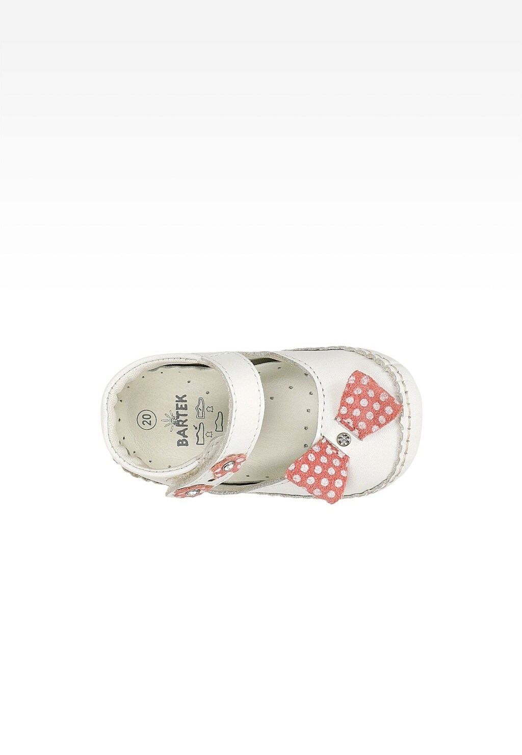 Mini BARTEK T-21372/0CF, dla dziewcząt, biało-różowy Widok 4