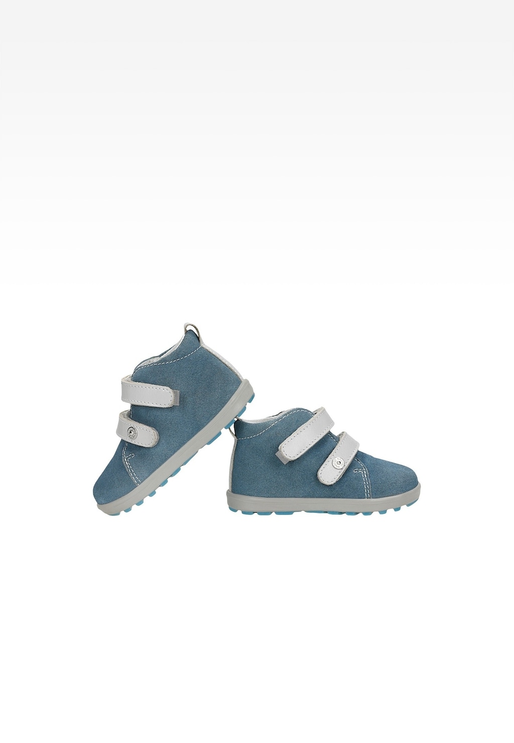 Niebieskie trzewiki BARTEK 86315-76 zapinane na rzepy Widok 6