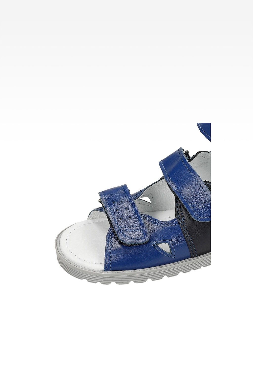 Granatowo-czarne sandały zabudowane BARTEK 86804-024 Widok 7