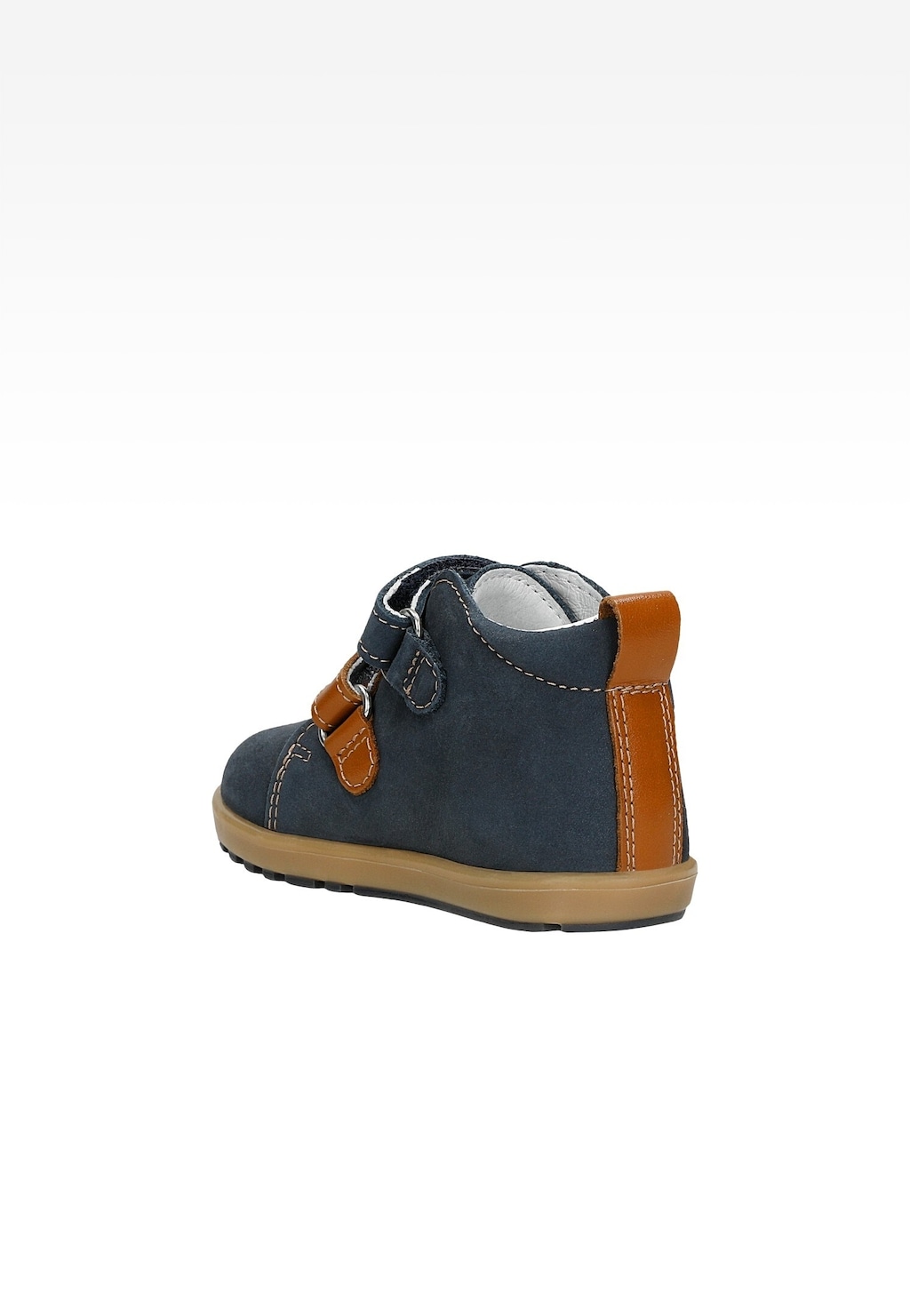 Granatowe trzewiki z brązowymi wstawkami BARTEK 86315-71 Widok 3