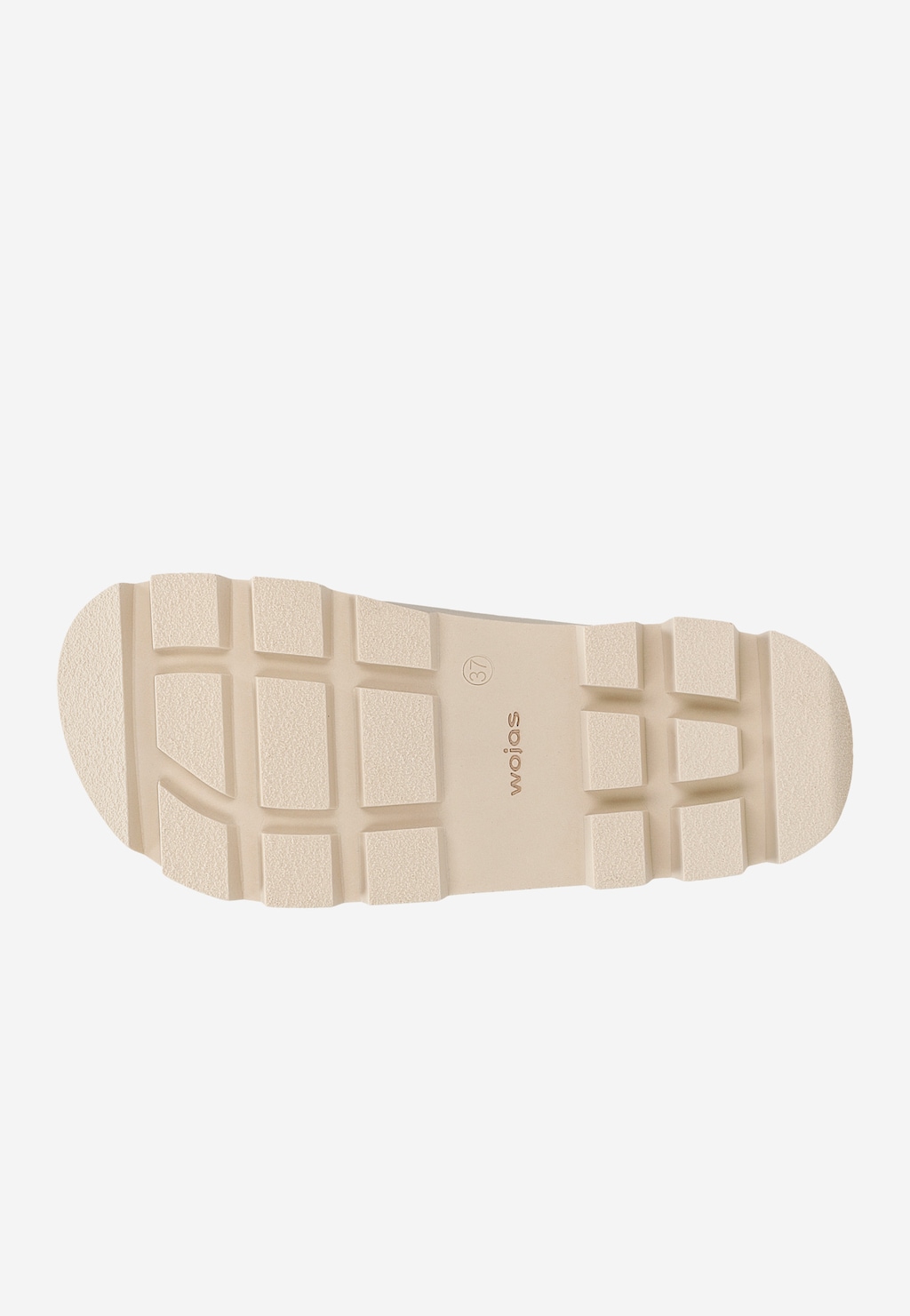 Béžové dámske šľapky s výraznou podrážkou 74105-54 Widok 6